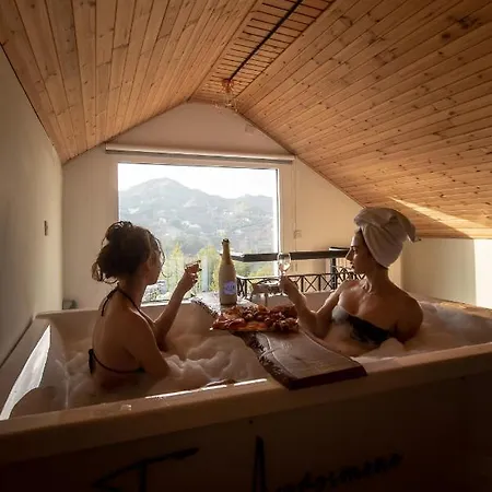公寓 Aprosmeno Jacuzzi House 2 *